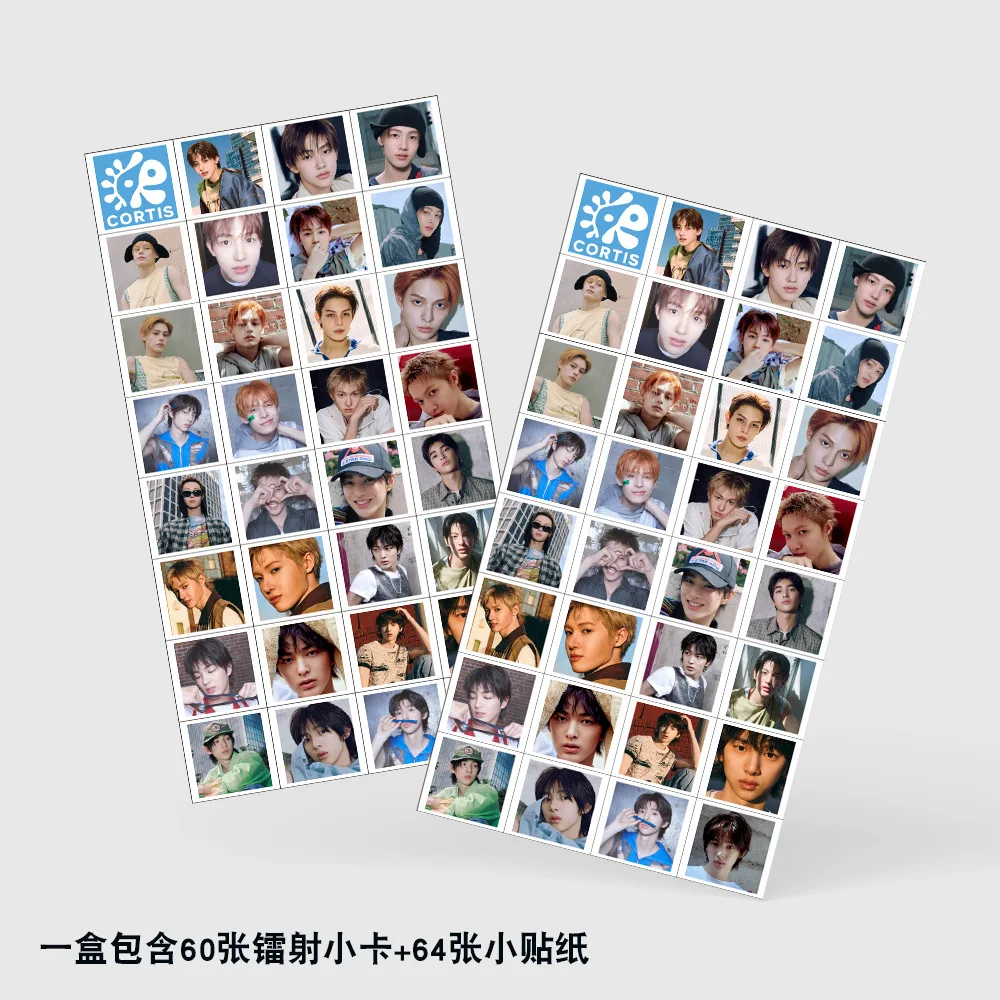 การ์ดโลโม่พิมพ์ลายเลเซอร์ความละเอียดสูง 124 ชิ้น/ชุด อัลบั้มใหม่ของวงเคอร์ติส ไอดอล บอย  มาร์ติน เจมส์ จูฮุน เคออนโฮ พร้อมสติกเกอร์ ของขวัญสำหรับแฟนคลับ