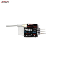 Radiolink R6DSM 2.4G 10CH RC Transmitter Receiver Mini Size SBUS/PWM Suitable for Racing Drones Compatible for AT9S/AT10/AT10II