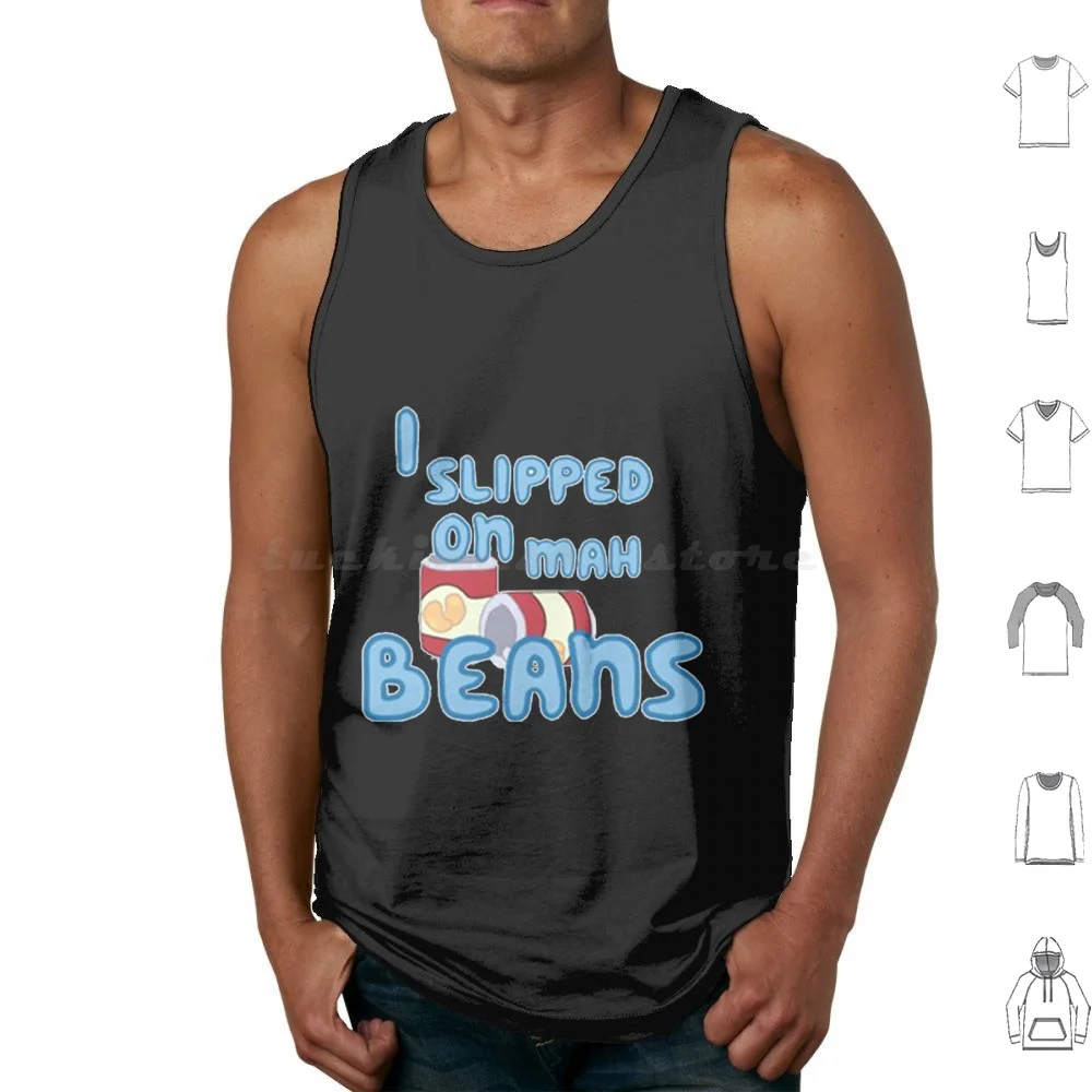 

Grannies Beans Tank Tops Print Cotton Funny And Bingo Dad Dad Mum Bandit Bingo Chilli Heeler Family Kids Australia Family