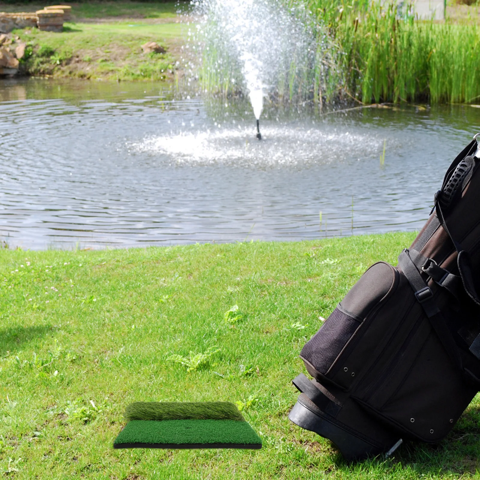 Hitting Professional Artificial Turf Indoor Outdoor Practice Swing Training Putting Skill Improvement Golf Golf Practice