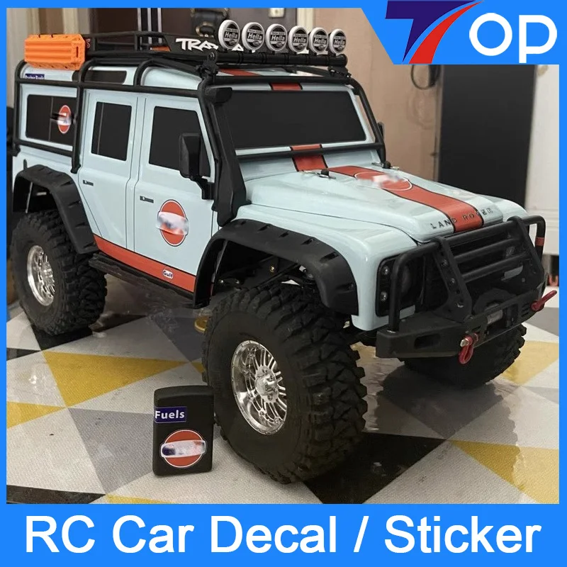 1/10/12/16/18 RC Car Decal Sticker Label Upgrade