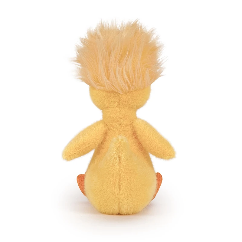26 cm Divertente Anatra Gialla Peluche Acconciatura Fatta in Casa Anatra Peluche Bambola per Ragazzi e Ragazze Per Accompagnare Regali per Dormire Regalo di Brithday