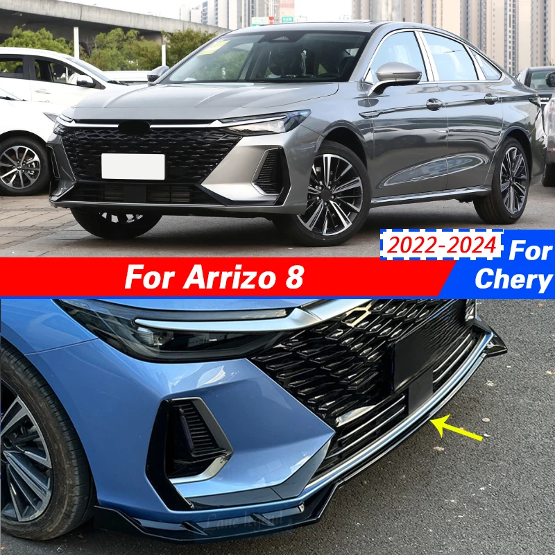 

Front Bumper Lip Spoiler Splitter Diffuser Retrofitfor Chery Arrizo 8 2022 2023 2024 Facelift high quality Body kit Tuning