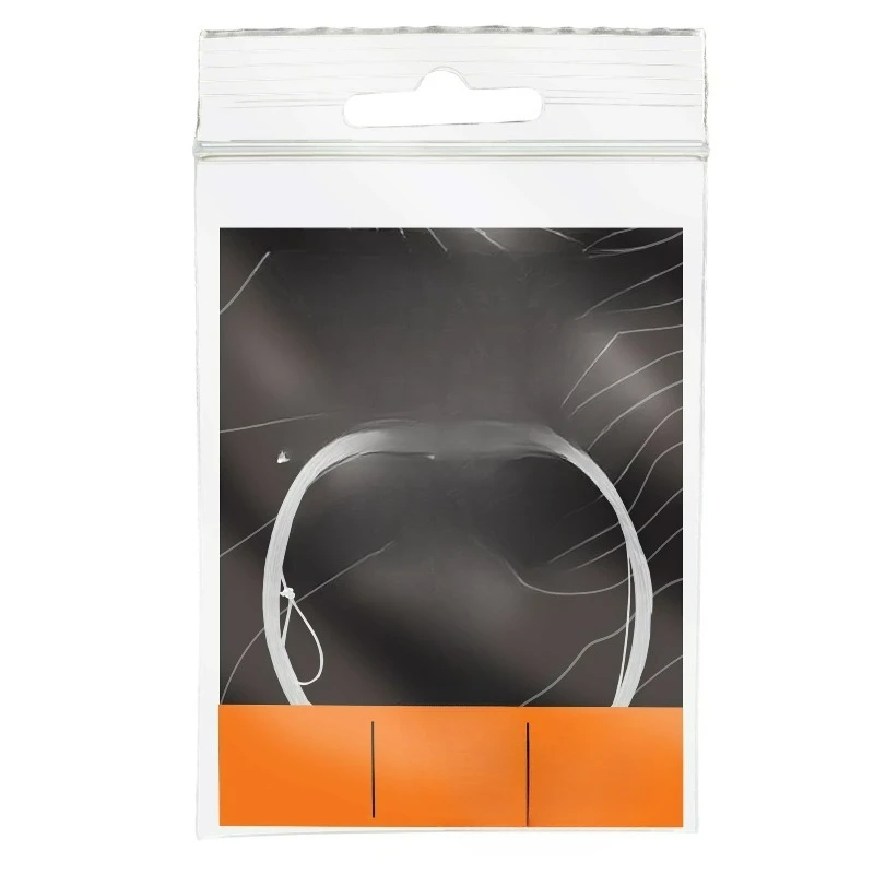 (2 pack) 9' Nylon Monofilament Looped Tapered Fly Fishing Leader, 5X, 4.5lb Test