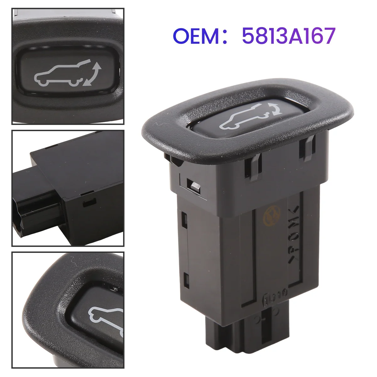 

Кнопка переключения блокировки багажника для Mitsubishi Outlander 2013-2020 5813A167
