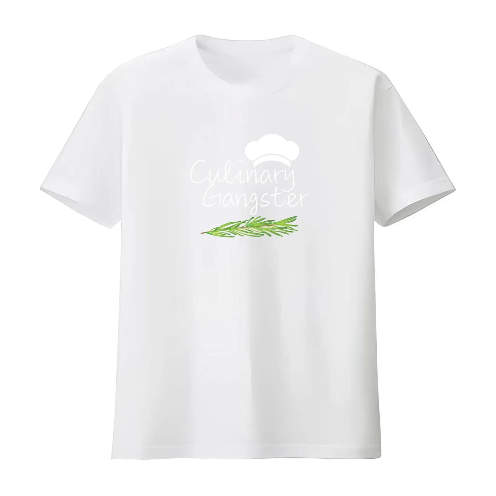Culinary Gangster - Chef and Cook Gift T-Shirt Summer Casual Cotton Tee Oversized Streetwear Tops Vintage Graphic Print