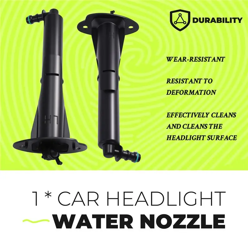 Reliable-Headlight Sprayer Nozzle 95862816110 For Cayenne 2015-2017 Car Headlight Water Nozzle Left
