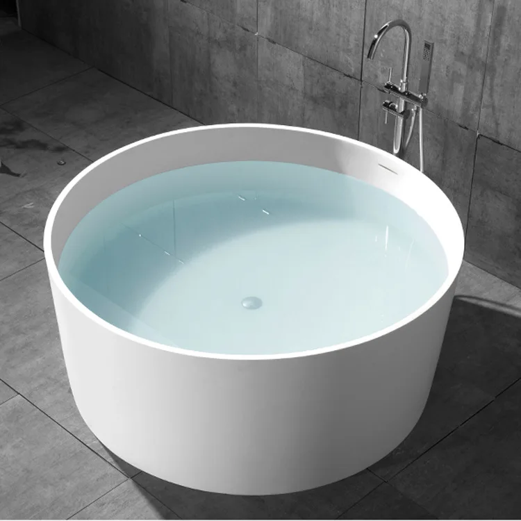 Round bathtub Hotel B & B Household bathtub Independent integrated microcrystalline stone bath bath bath