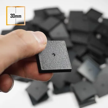 게임 미니어처 베이스 및 워게임 모델 베이스용 30mm 정사각형 베이스