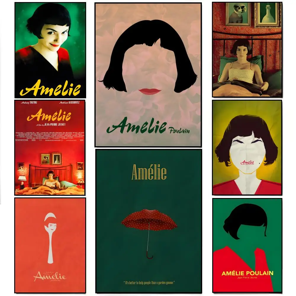 Affiche de film romantique significative A-Amelie, autocollant mural HD imperméable, décoration de bar, de salon, cadeau
