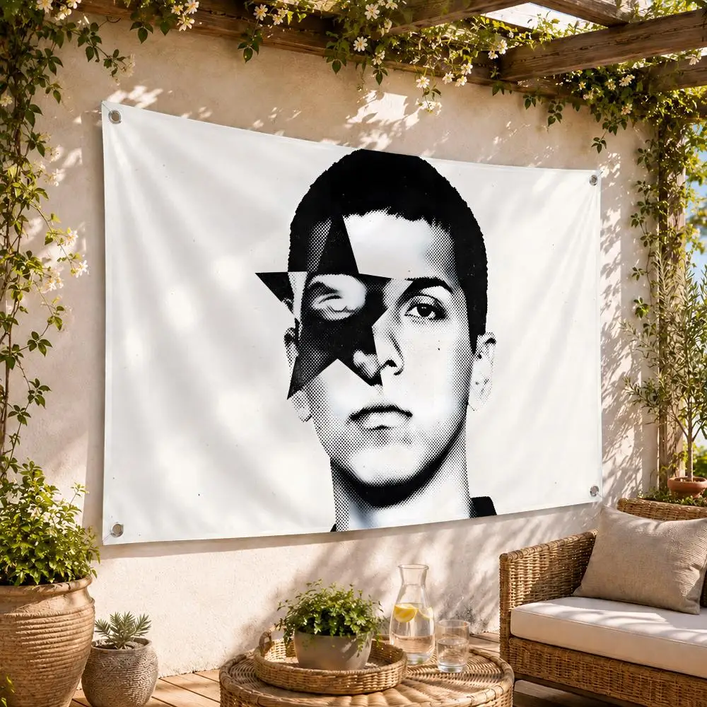 Milo J Rapper Funny Flags Flag Soft skin-friendly Durable Tapestry Outdoor party Home living room bedroom Decoration