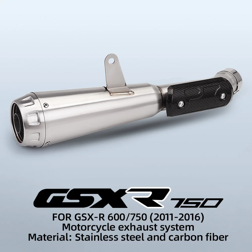 Suitable for Suzuki GSX600 GSXR750 GSXR-750 mid section integrated exhaust system muffler 2011-2016