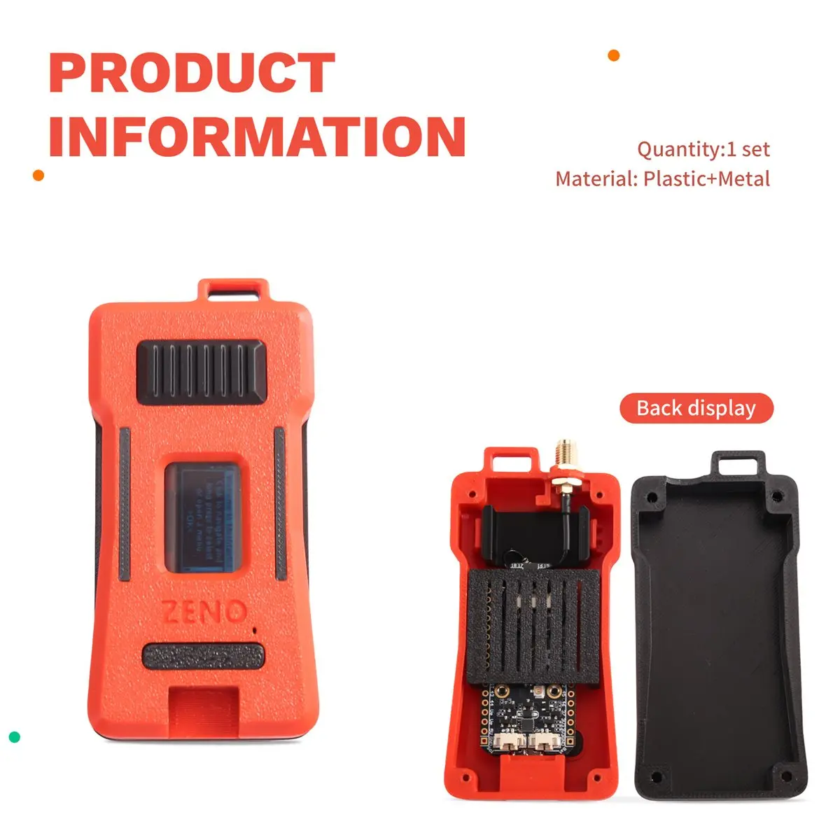 Kit de développement LoRa 32 V4 4.3 avec boîtier, antenne et écran OLED 0,96 pouce - SX1262 868-915MHz