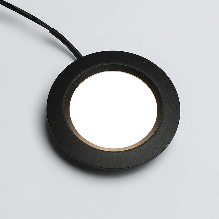 Dimmable Mini Round Light 3000K 4000K 6000K Cabinet Closets Stairs
