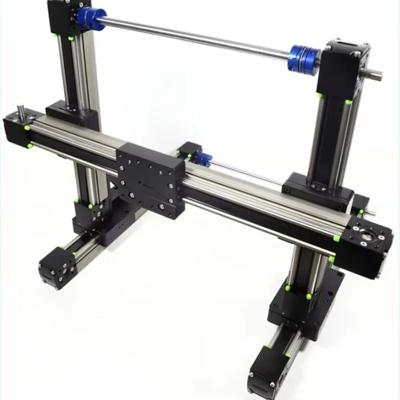 Customized XYZ Cross Gantry 3 Axis Synchronous Belt Linear Module Automated Adhesive Coating Step Servo-Bearing Core Linear Rail
