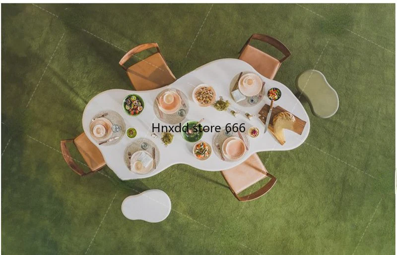 Mesa de comedor de nube medieval Nórdica