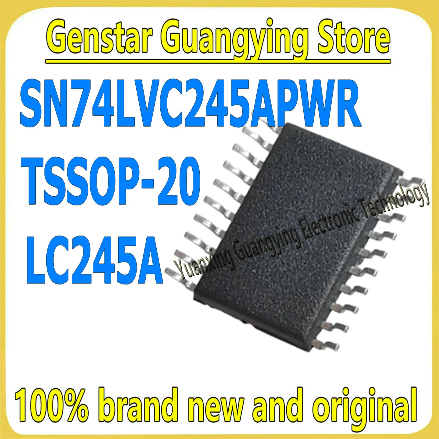 (5 pieces) SN74LVC245APWR SN74LVC245A Marking: LC245A TSSOP-20 Bus transceiver chipset 100% brand newf