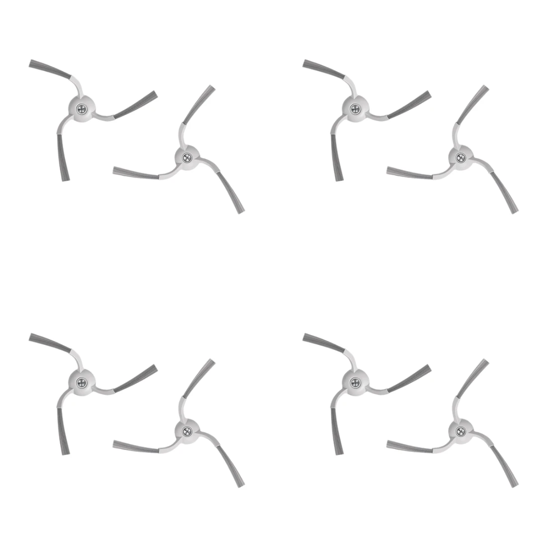 8-Pack Spare Side Brushes Fit For DJI For ROMO For S/A/P Robotic Vacuum Cleaner Replacement Parts Easily Installation