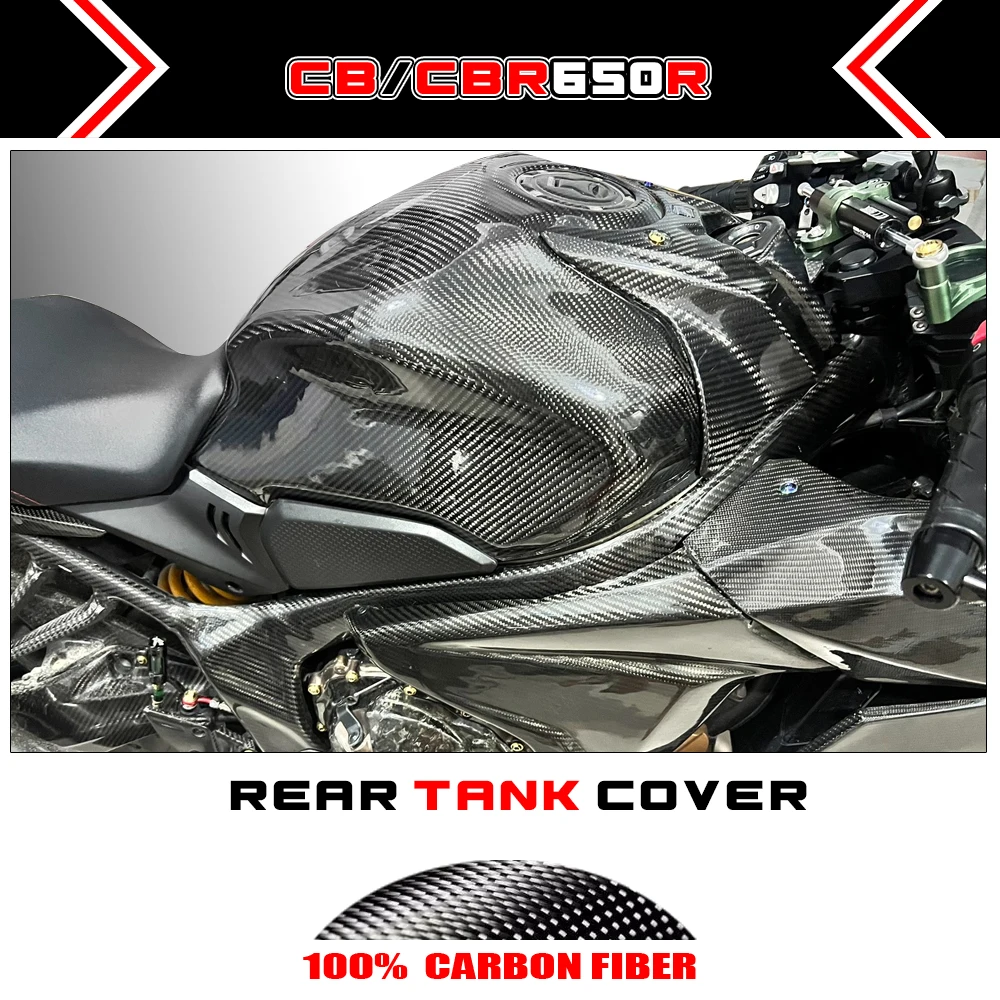 

100% Real Dry Carbon Fiber Fairing For Honda CB650R 2019-2023 Motorcycle Headlight Ring Headlight Headlamp ring Decorative Cover