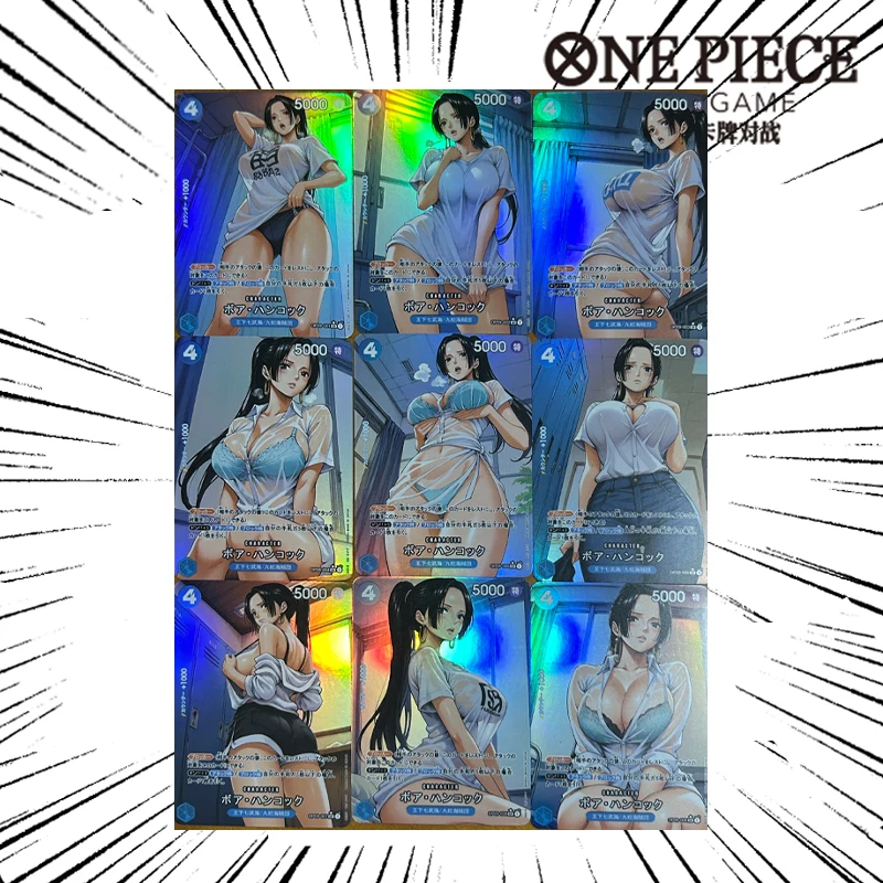 

9 шт./компл. цельная Diy Boa·Hancock с самоконтролем, коллекционная фирменная торговая флэш-карта, аниме, подарок с героями мультфильмов