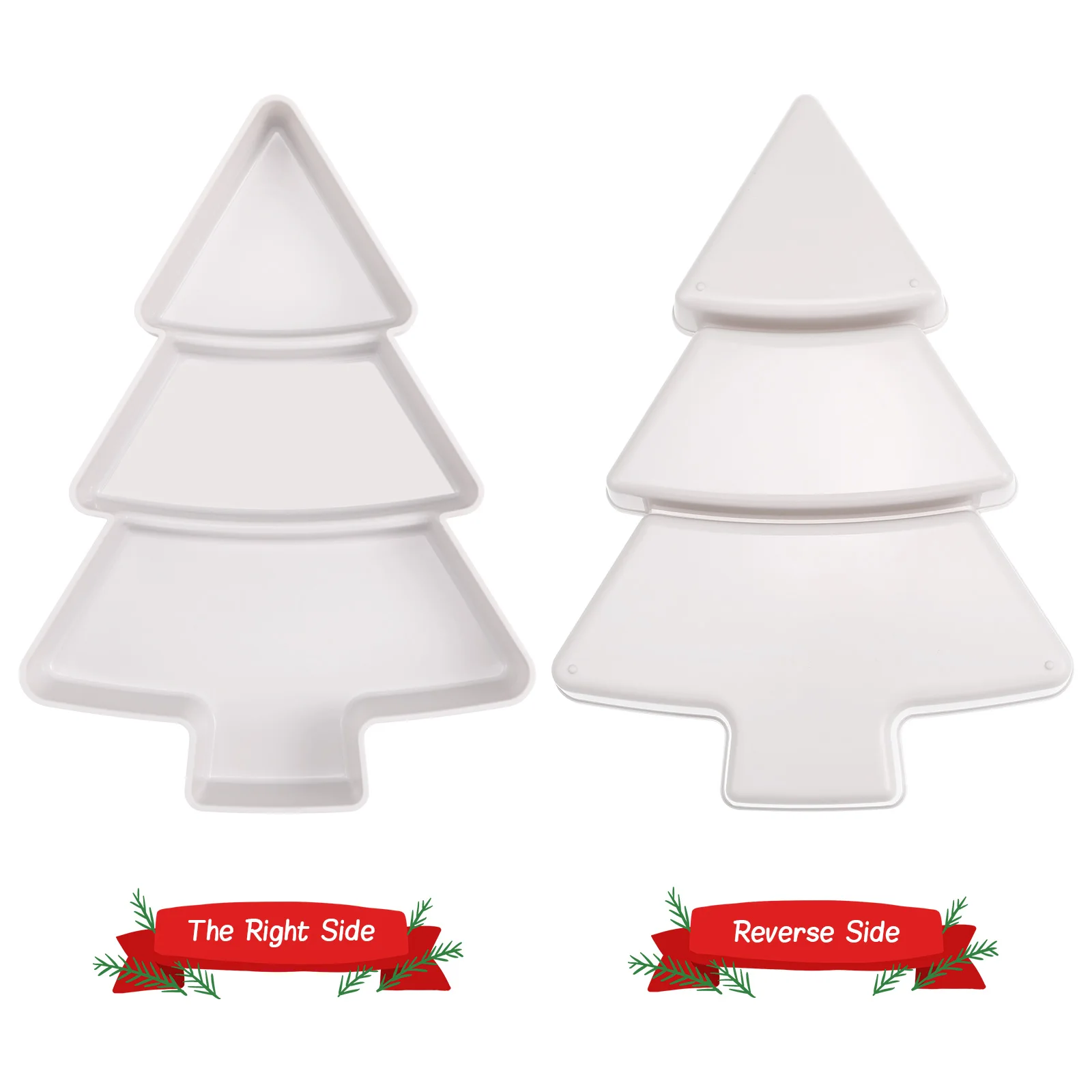 

2Pcs Plastic Tree Fruit Tray Snack Holder Safe Kitchen Food Plastic Fruit Dish Container Phone Stand