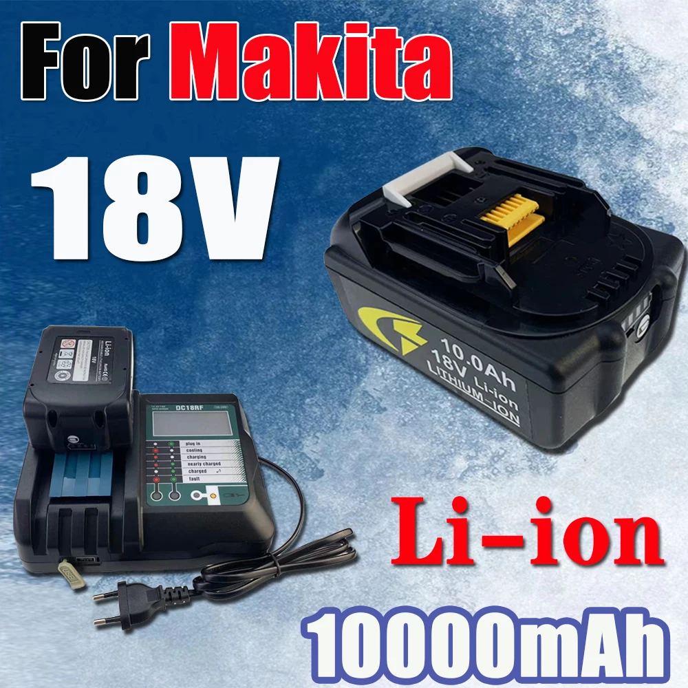 

2024 Upgraded for Makita 18V 10000mAh Battery BL1830 BL1830B BL1840 BL1850 BL1850B BL1860B BL1815 Replacement Lithium Battery