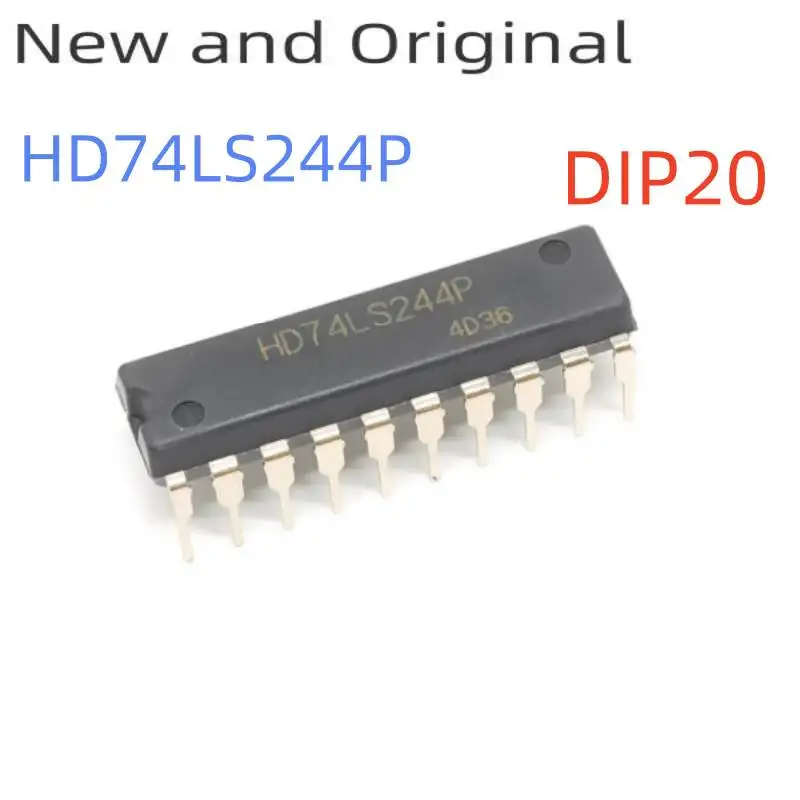 Hd74Ls244P Dip20 Octal Buffers Line Drivers Line Receivers (Non-Inverting Three-State