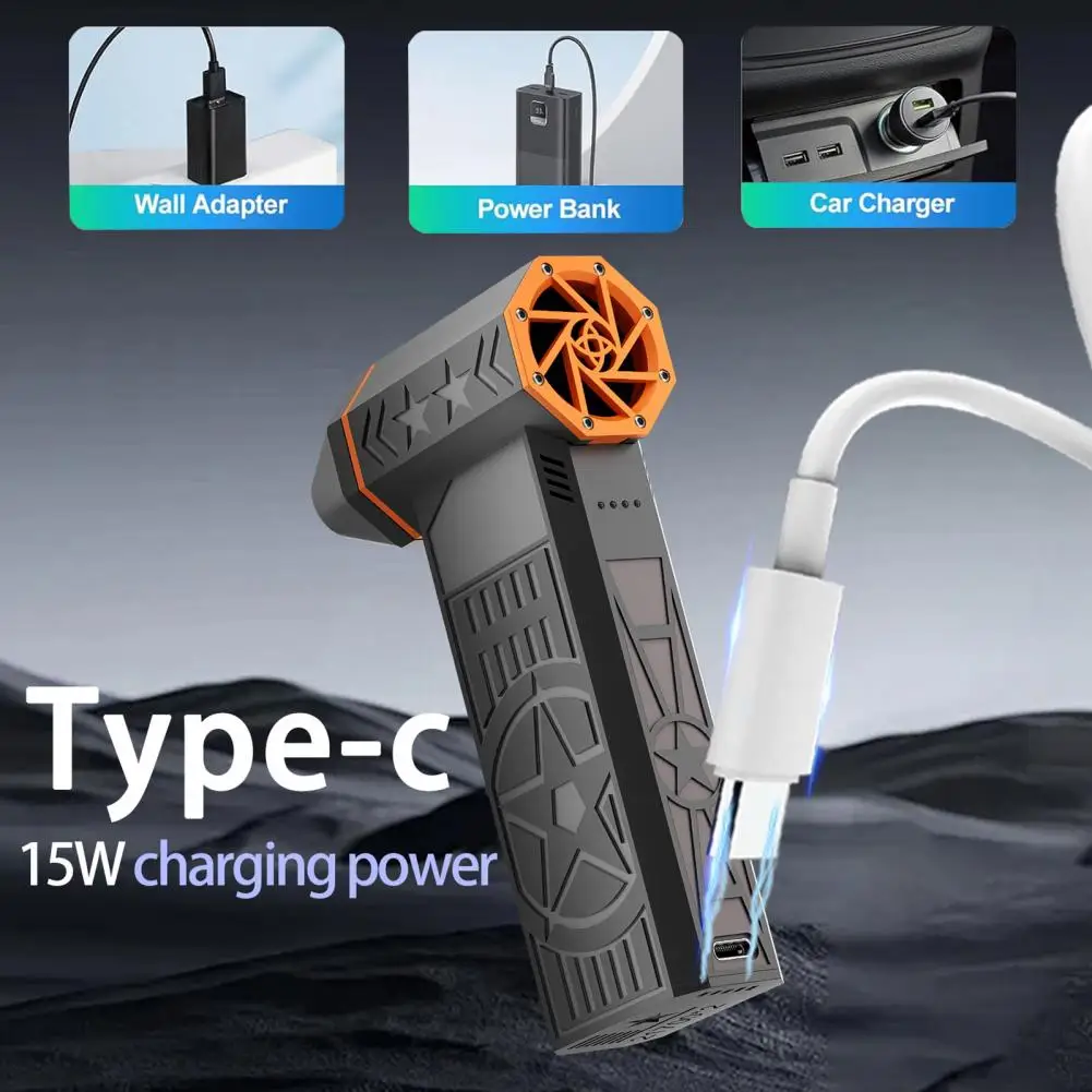 Multi-functional Vacuum Brushless Turbofan 13W Portable Dust Blower Keyboards Car Home Office Cooling Fan