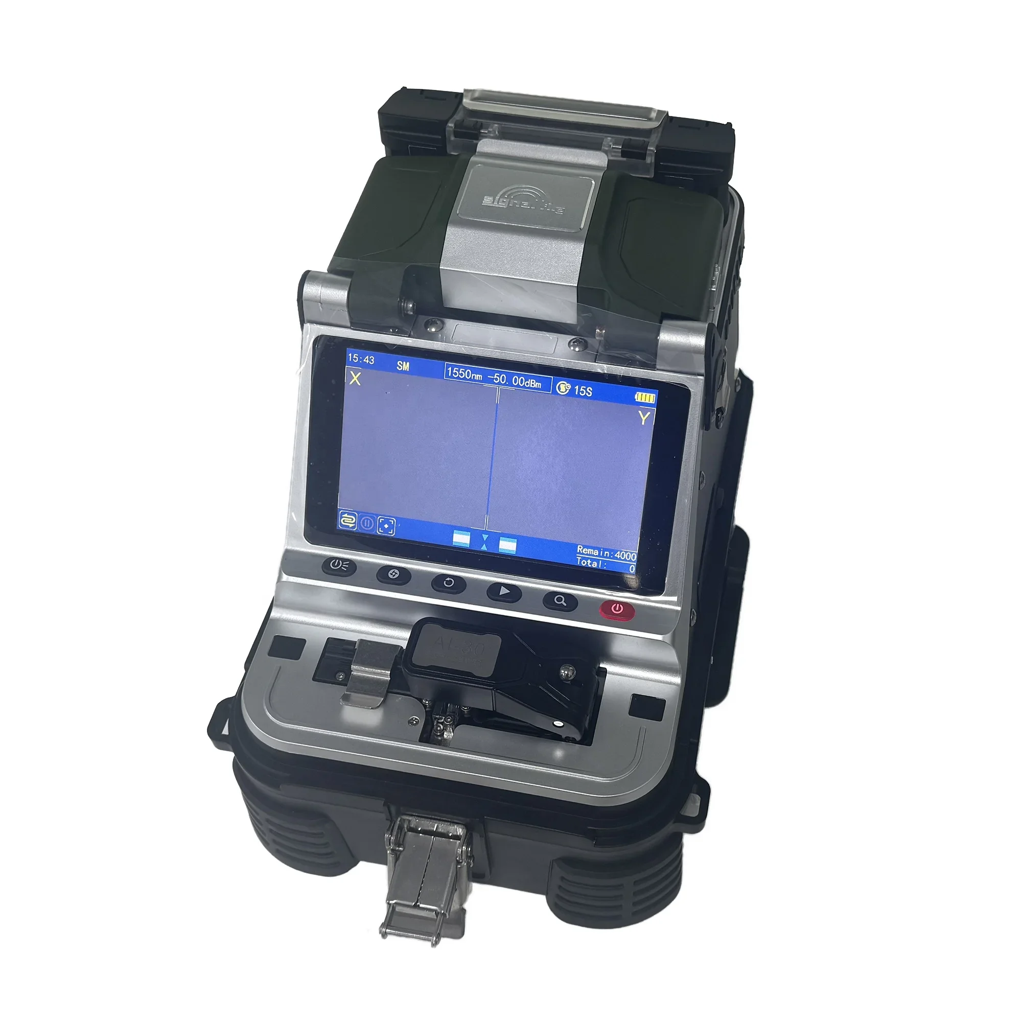 AI-30 Trunk Line Fiber Optic Splicing Machine With Multi-Language And Touch Screen And VFL And OPM And Electric Fiber Cleaver