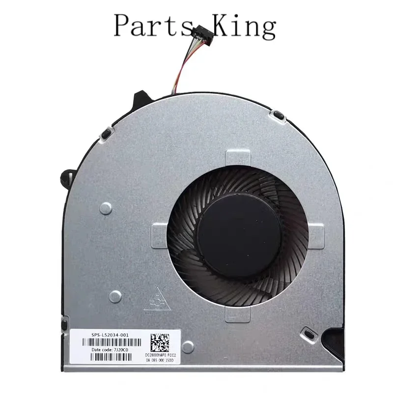 Pour HP 15-DW 15-DU 15S-DU 15t-dw300 15.6 "; L52034-001 de ventilateur de dissipateur thermique;