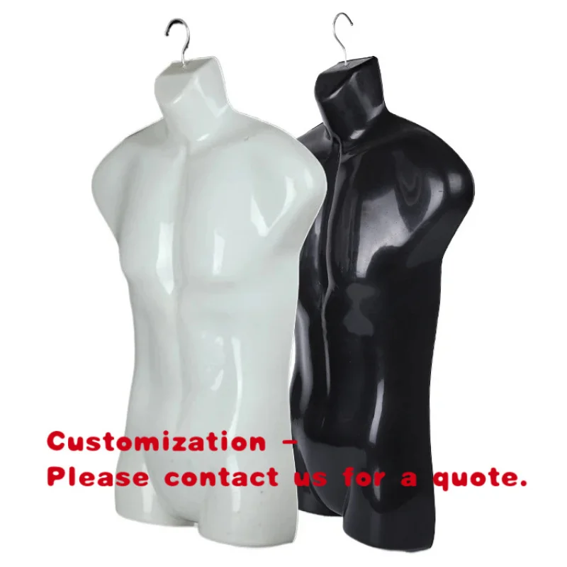 custom.Plastic Men's Swimwear Suitcase Hanging Male Mannequin Clothing Store Display Props Hanging Rack