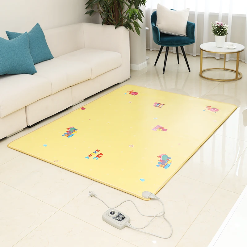 Carbon crystal floor heating pad, geothermal pad, electric blanket, heating pad, living room, electric floor heating