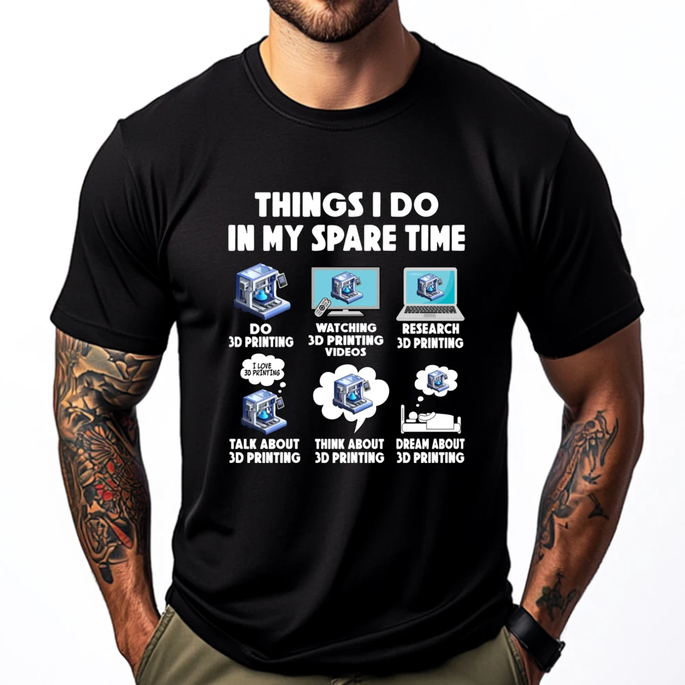 

3d Printing Filament Print Computer Programmer Designer T Shirt Men Designer Clothes Men Cotton Short Sleeve