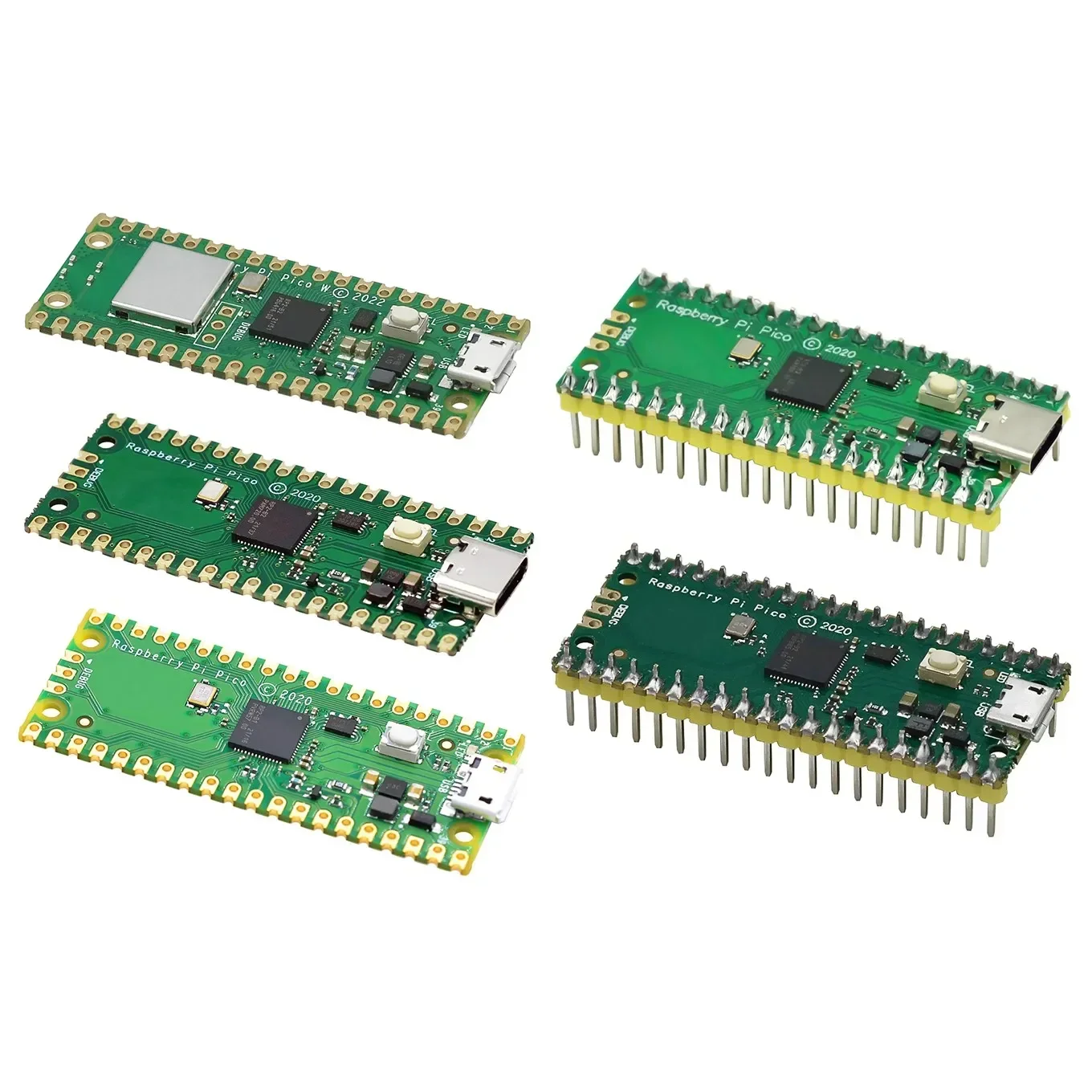 Raspberry Pi Pico Board RP2040 Dual-Core 264KB ARM Low-Power Microcomputers High-Performance Cortex-M0+ Processor