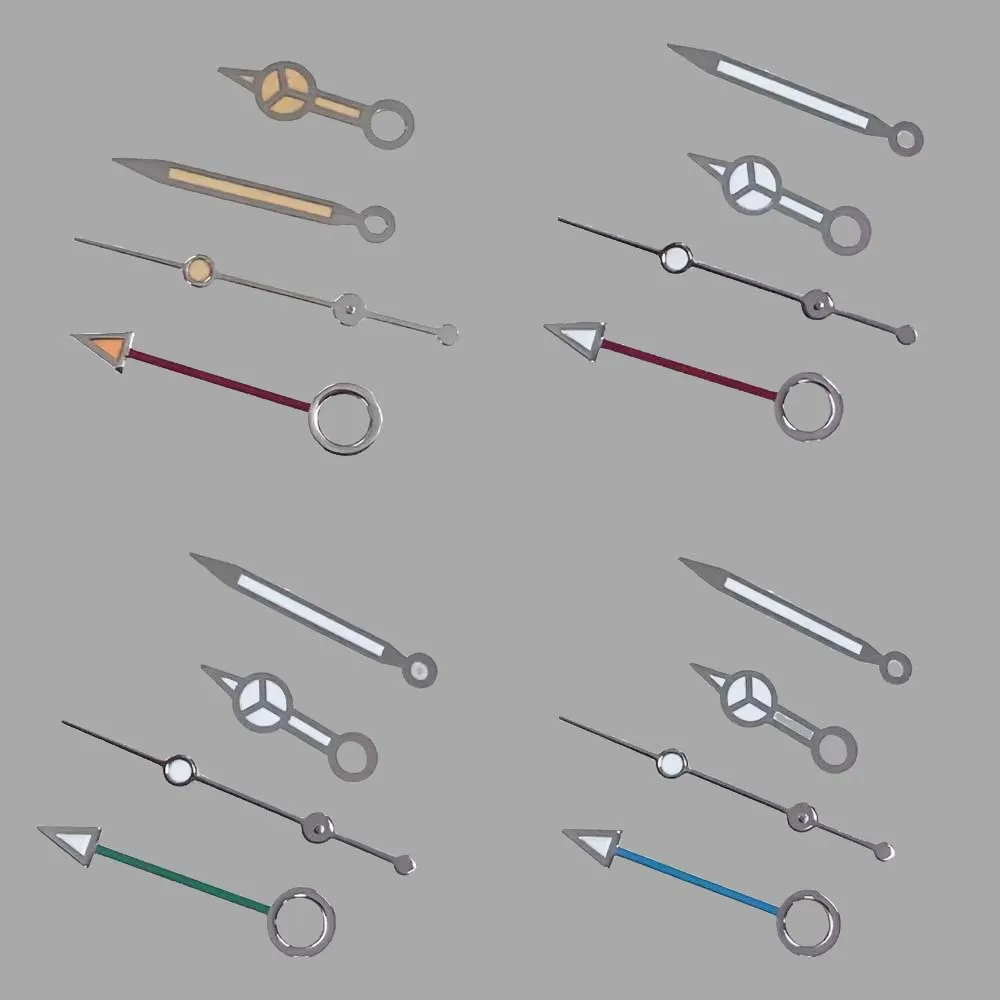 Per lancette NH34 4 pin Sostituisci orologi Puntatori Accessori Lancette luminose verdi per movimento NH34