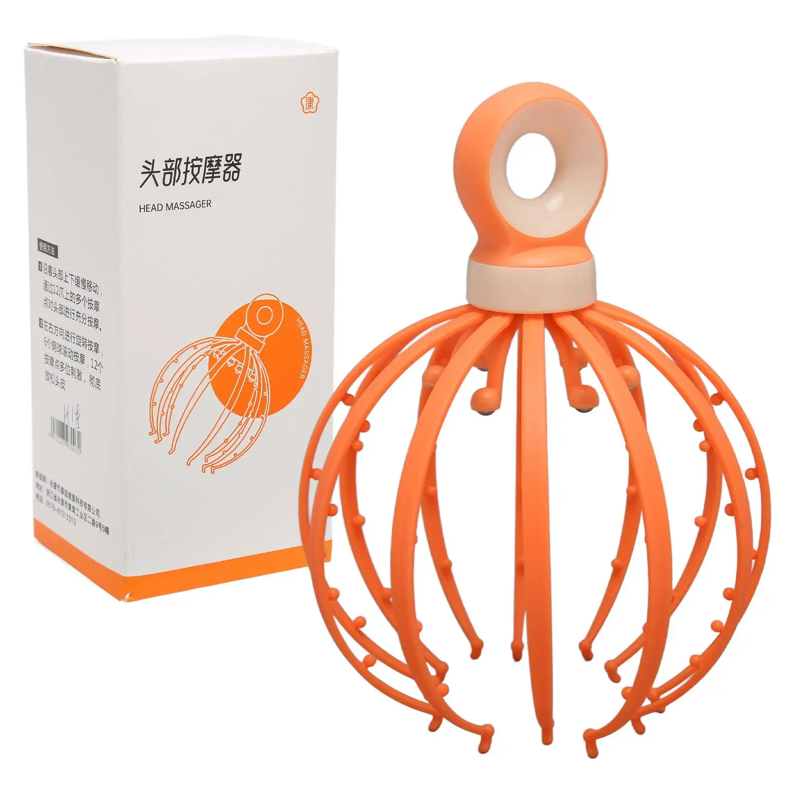 

Octopus Head Massager for Deep Relaxation and Stress Relief Scalp Claw Massager for daily Use