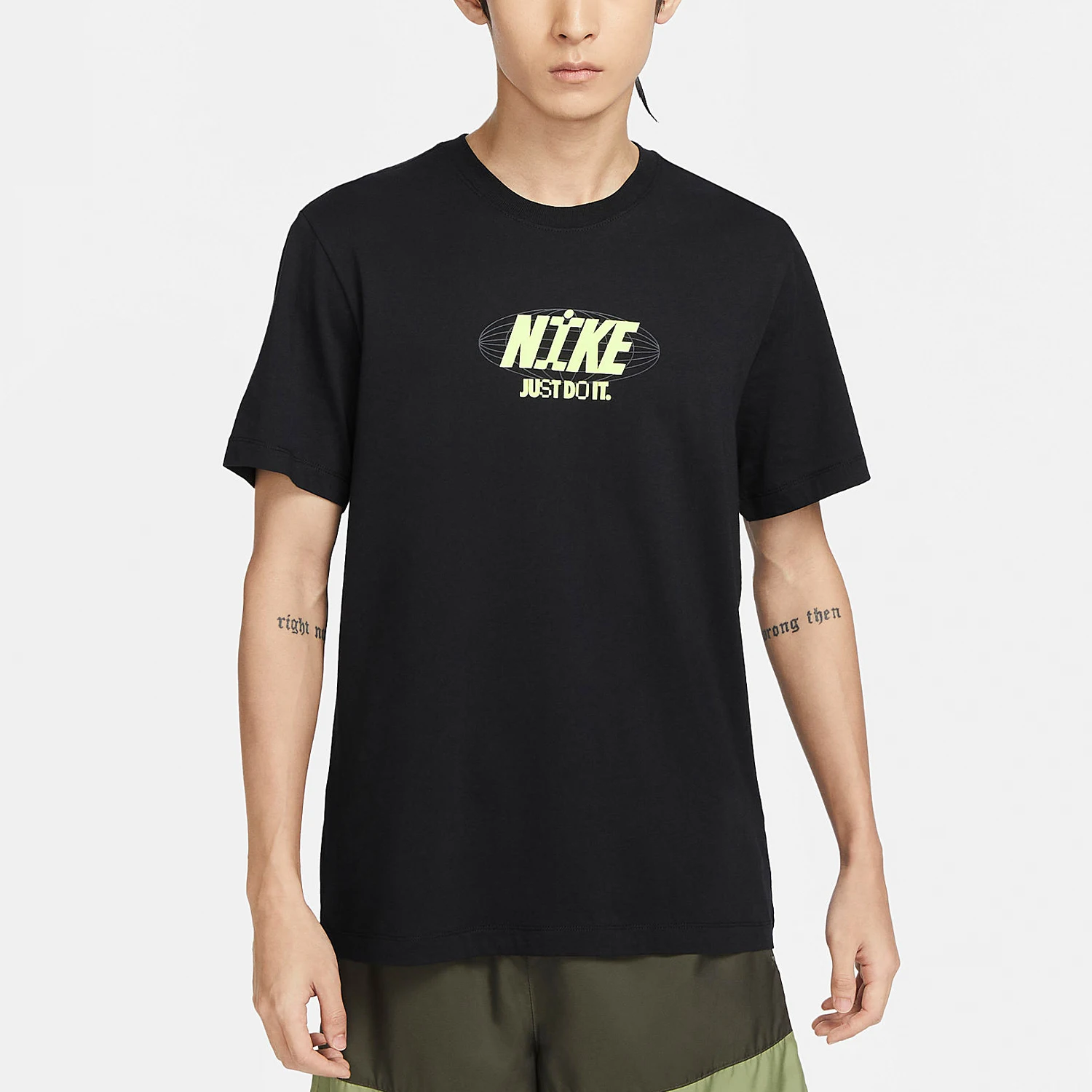 

Nike Genuine New Men's Sport Breathable Knitted Short-sleeve T-shirt FV3766-010