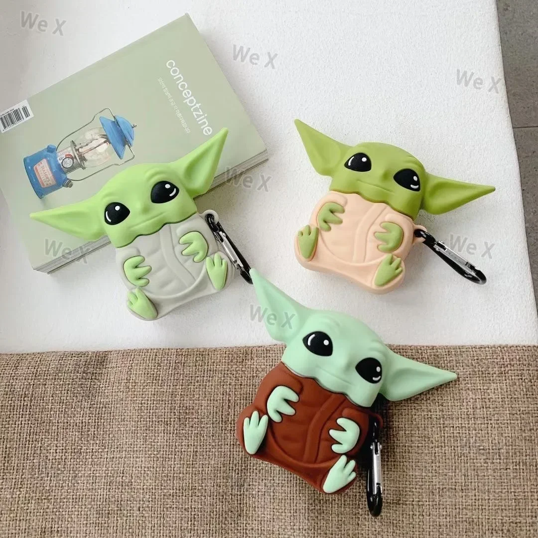 

Disney Cartoon Starwars Grogu Silicone Case For Apple AirPods 1 2 Wireless Earphone Accessories For Airpod Pro Shockproof Case