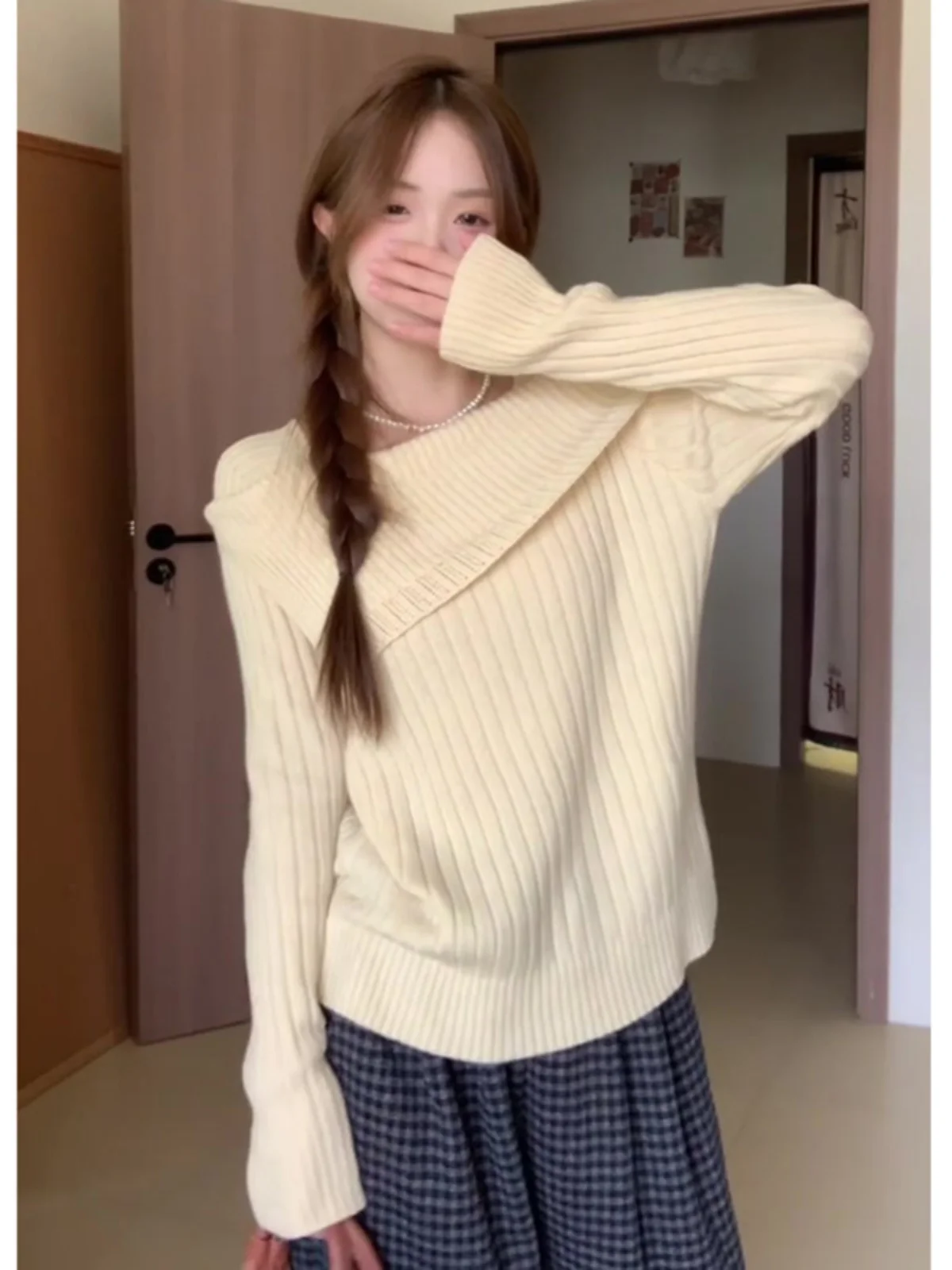 

Sweaters Jumpers Pullovers Women Knit Thickening Tender Pattern Exotic Soft Outdoors Colorful Bright Knitting Winter Beautiful