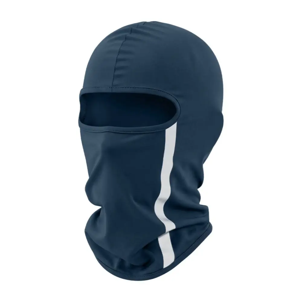 Fashion Reflective Balaclava Face Mask Breathable Ice Silk Motorcycle Mask Sun Protection Quick Dry Bandana Hood Riding Cycling