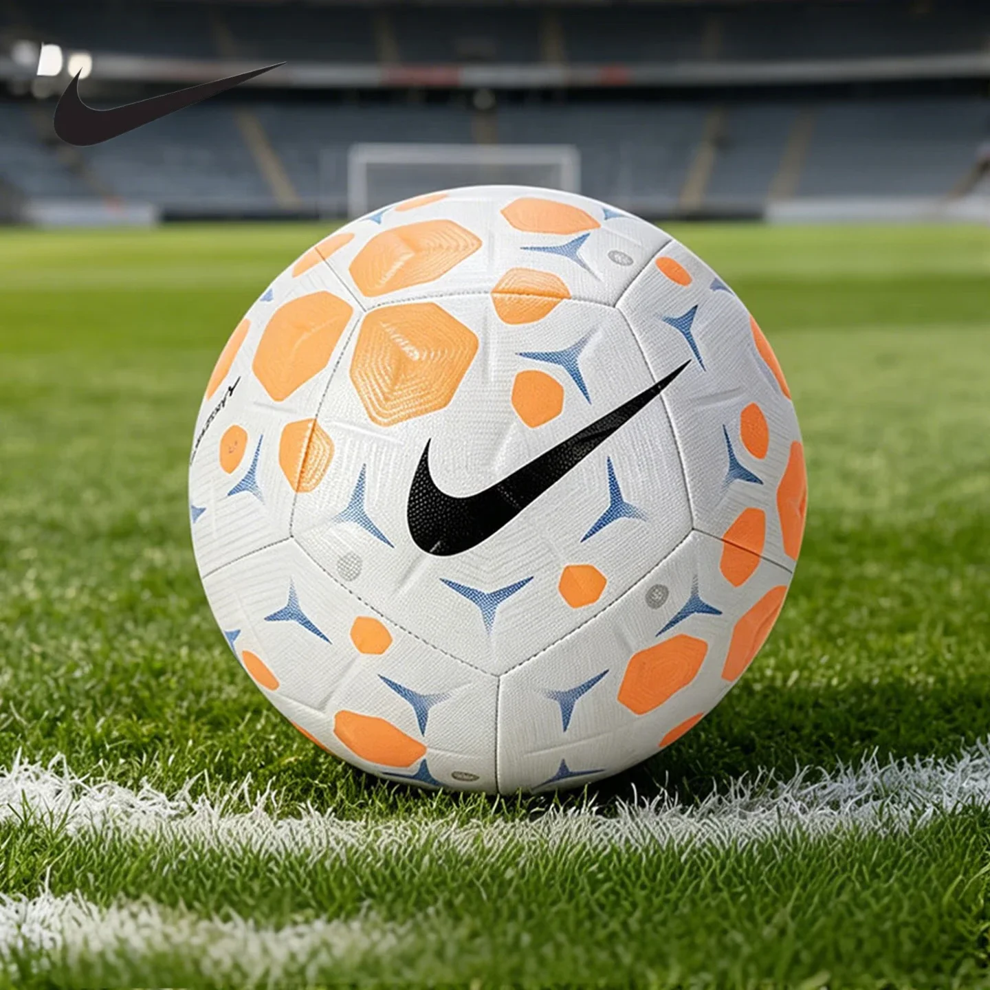 Balón de fútbol Nike Academy, talla 5, para partidos, con vuelo estable y buena retención de aire, ideal para partidos de liga al aire libre. Modelo: HV4386-105.