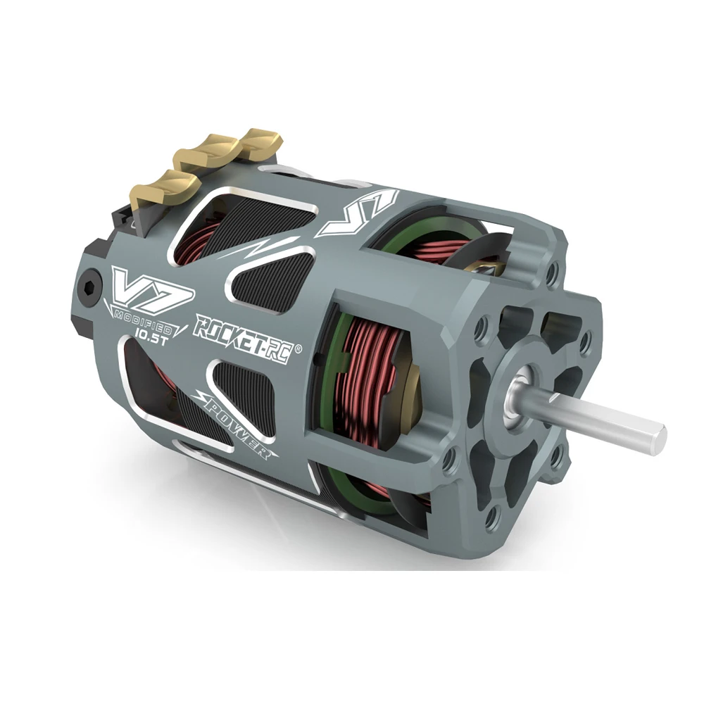 Rocket-RC 540 V7 17.5T Sensored Brushless Motor TS160 V3PRO 160A Bluetooth ESC Combo for 1/10 RC Touring Car Crawler Competition view 5