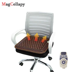 Natural Electrical Stone and Jade Cushion Far Infrared Heating Treatment For Pain Relief Heat Pad Is Available In Office Bedroom