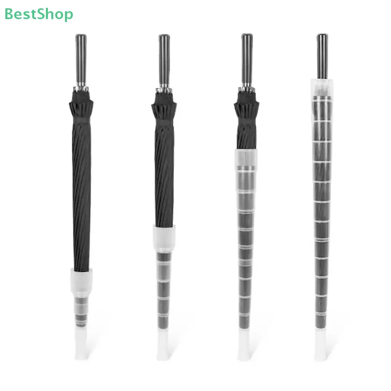 ♥ 0 سنتيمتر/80 سنتيمتر البلاستيك الشفاف مقاوم للتنقيط قابل للسحب مظلة المطر غطاء مقاوم للماء #1