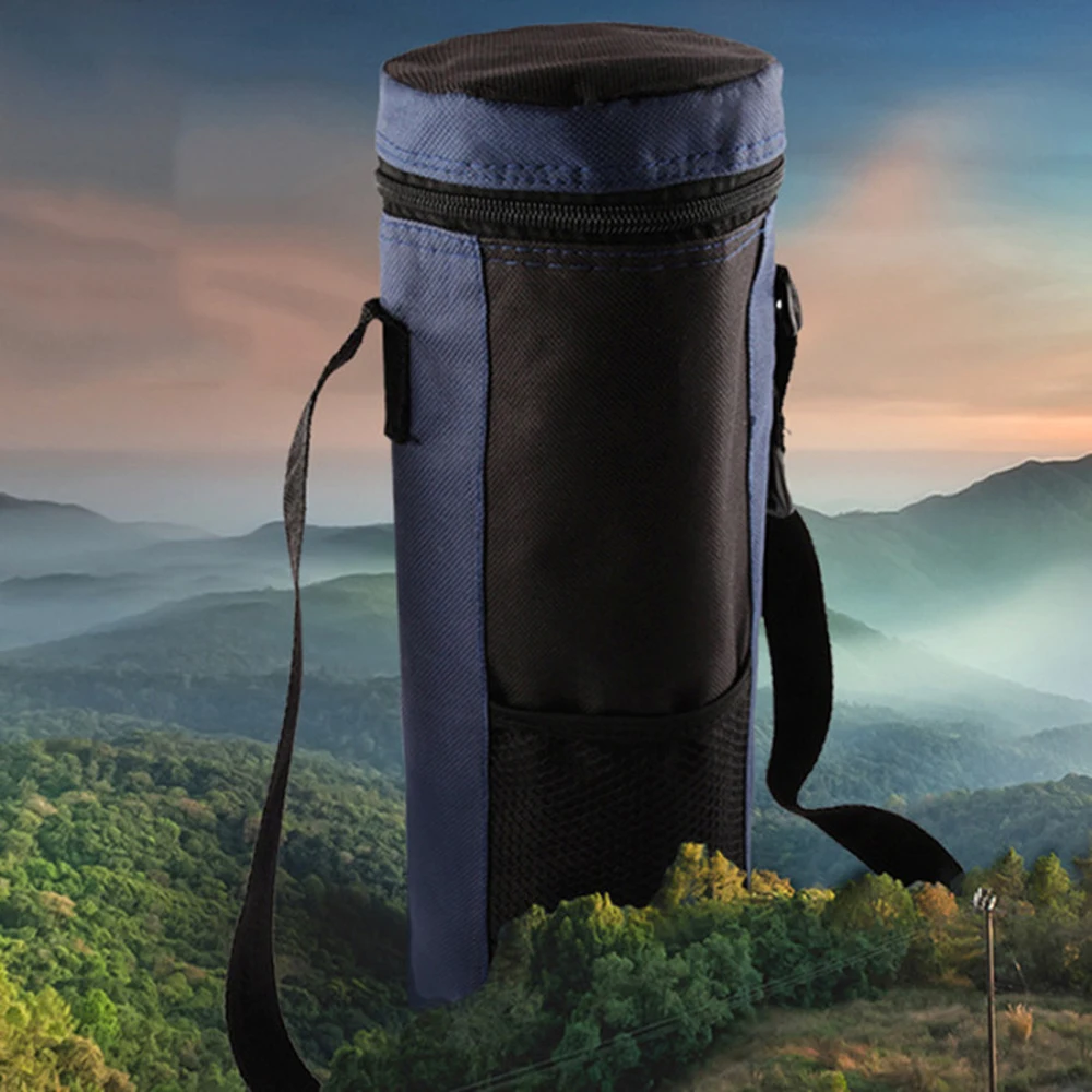 

Portable Universal Hiking Water Bottle Pouch Camping Outdoor Water Bottle Bag Insulated Cooler Bag Tote Bag Traveling