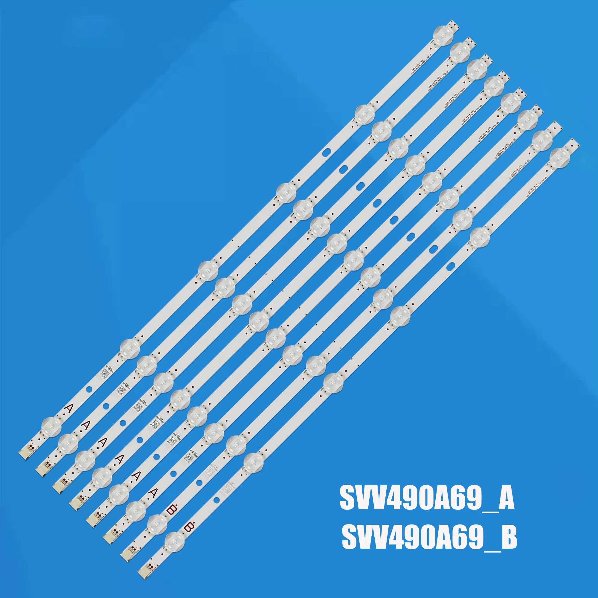 LED Strip For 49V5863DG TX-49DX600B TX-49FX555E TX-49GX550B TX-49GX555B LT-49C890 VES490QNYS-2D-N01 LSC490FN02 SVV490A69_A B