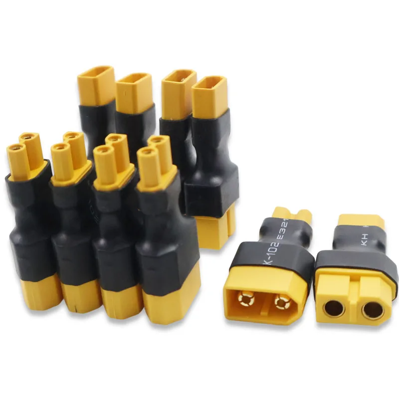 5pcs/5pairs XT60 to XT30 Plug Female Male Adapter Converter Connector for FPV Drone RC Lipo NiMH Battery Charger ESC Accessory
