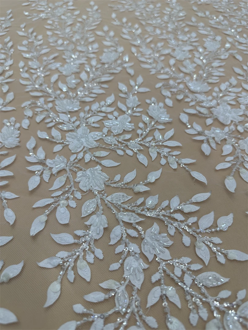 

Африканские бусины, кружевная ткань, высококачественные вышитые блестки, искусственное кружево, французская Тюлевая кружевная ткань для Нигерии, J-13084324