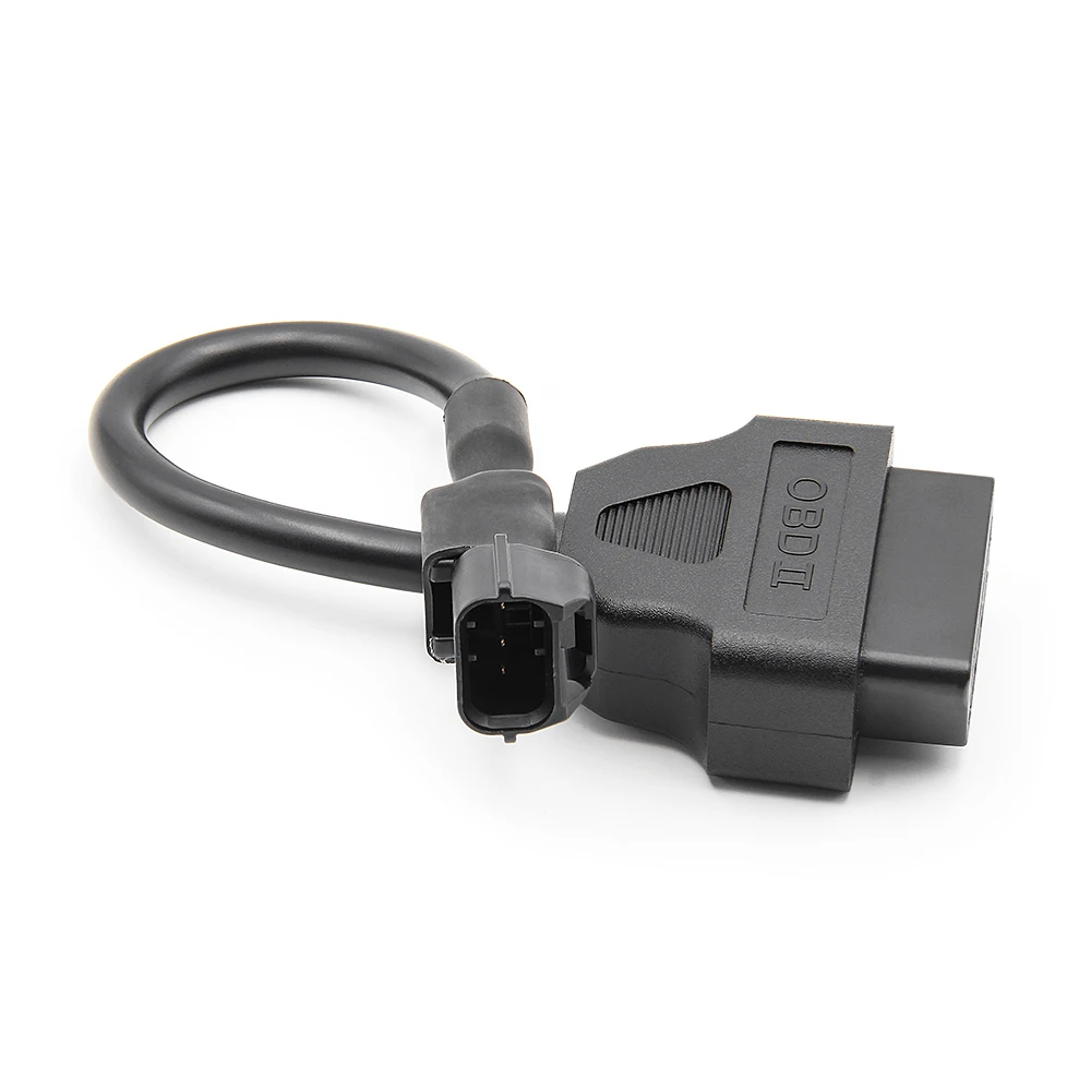 OBD2 Diagnostic Cable For KYMCO 3Pin to 16Pin Female Adapter Motorcycle OBD 2 Scanner Extension for Moto Repair Tool view 5