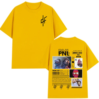 Le Monde Chico PNL Album French Rapper Pattern Printed T-shirt Cotton Men and Women Hip Hop Fashion Short Sleeve Street